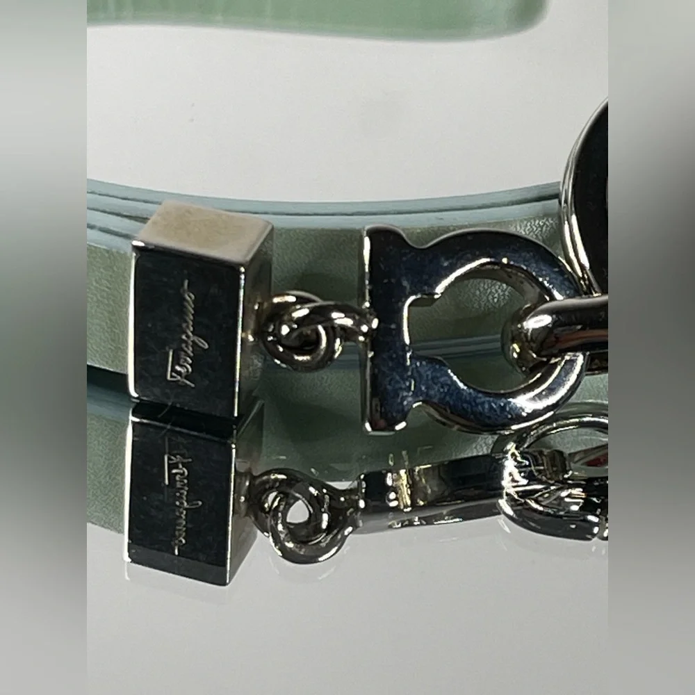 Salvatore Ferragamo Leather Neck Strap Keychain With Box and Dust Bag - Picture 5 of 7